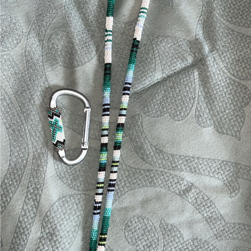 Native American beaded lanyard